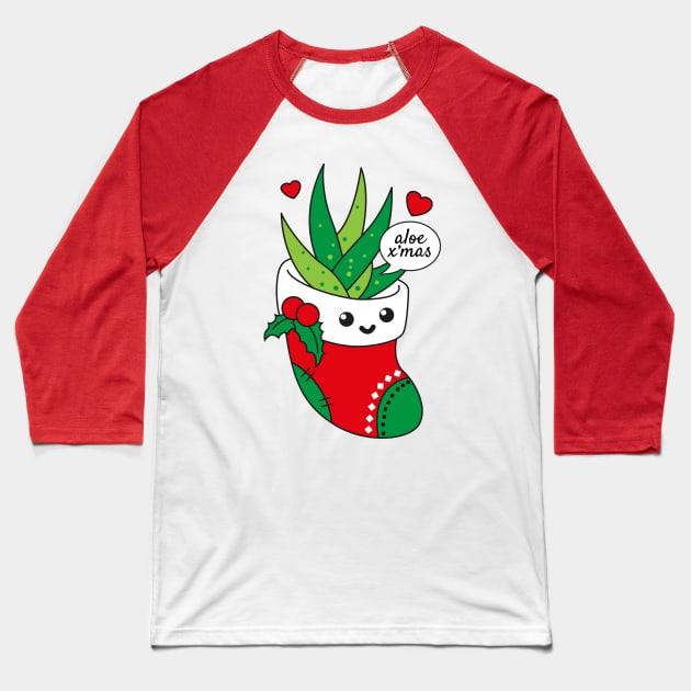 Aloe X'mas! Baseball T-Shirt by Riczdodo